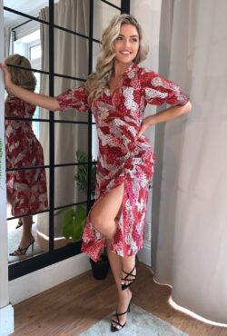 Katie Collared Animal Print
