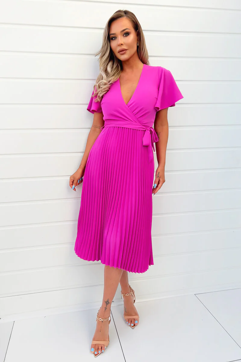 Claudia Pleated Midi