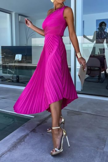 Tina Pleated One Shoulder - Image 5