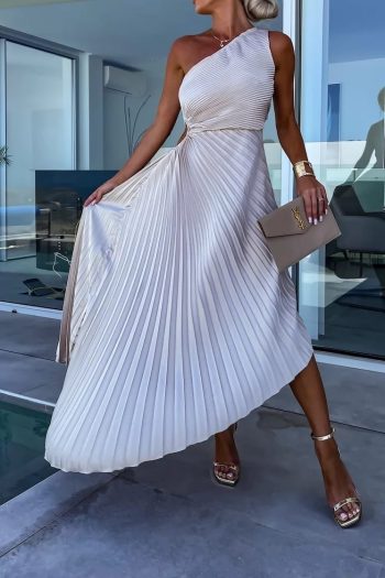 Tina Pleated One Shoulder - Image 6