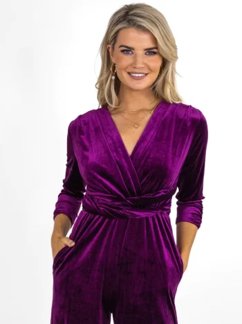Servino Velvet Jumpsuit - Image 2