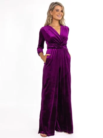 Servino Velvet Jumpsuit - Image 3