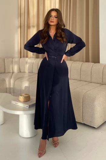 Kira Maxi Shirt Dress - Image 4