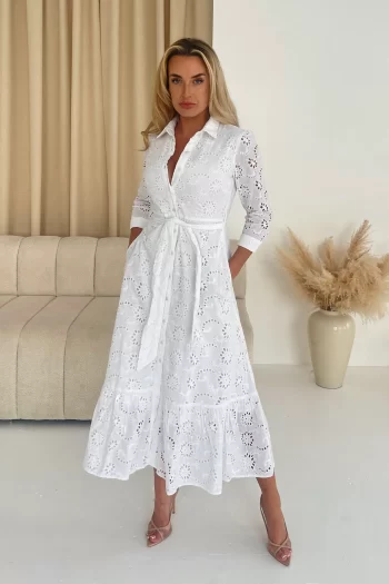 Michelle Maxi Shirt Dress