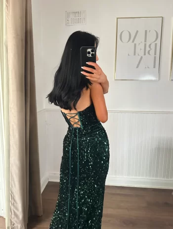 Sara Sequin Bodice Gown - Image 2