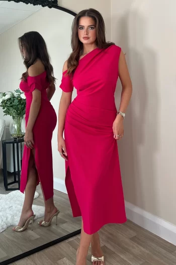 Donna Asymmetric Neckline