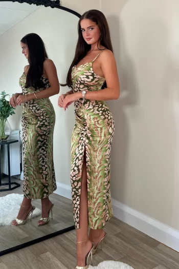Selena Ruched Midi