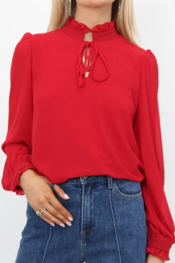 Pia Red Top - Image 6
