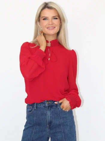Pia Red Top - Image 2