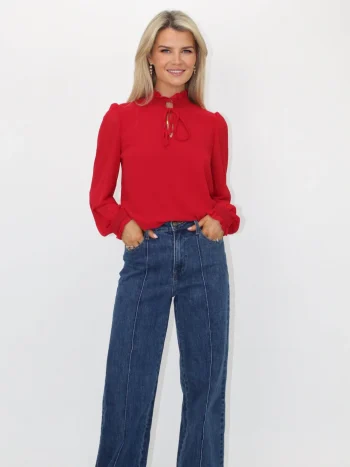 Pia Red Top - Image 4