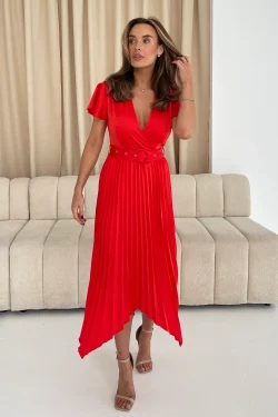 Brooklyn Asymmetric Pleated
