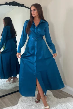 Kira Maxi Shirt Dress