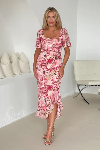 Heidi Ruched Floral - Image 2