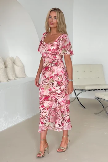 Heidi Ruched Floral - Image 3