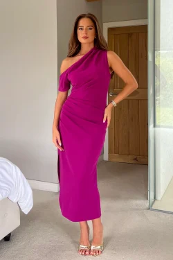 Donna Asymmetric Neckline