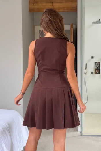 Penelope Tailored Pleated Mini - Image 3