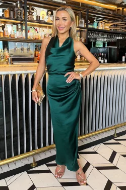 Levia Cowl Neck Cross Back