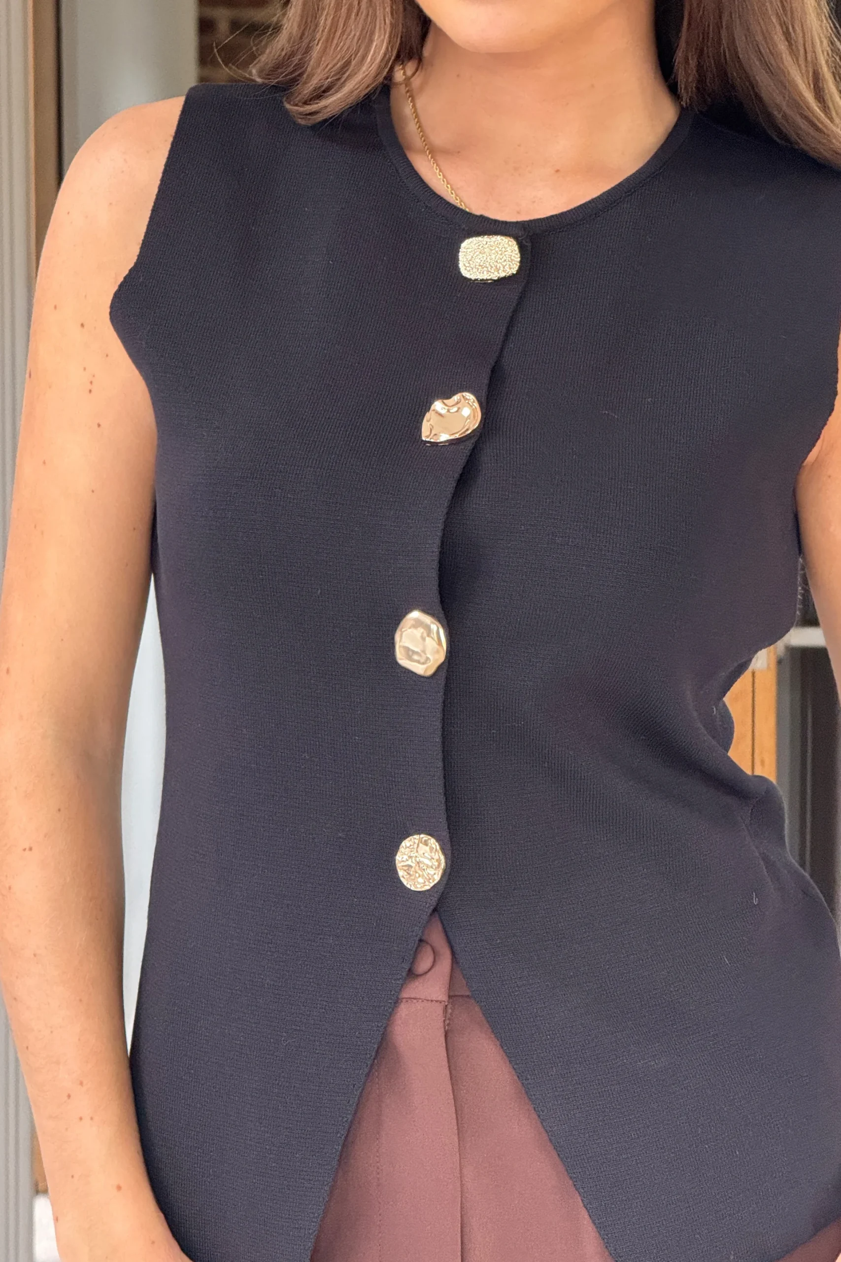 Harmonia Knitted Waistcoat - Image 3