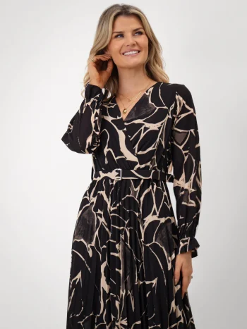Positano Belted Pleated Midi - Image 3