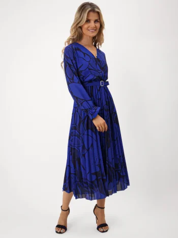 Positano Belted Pleated Midi - Image 2