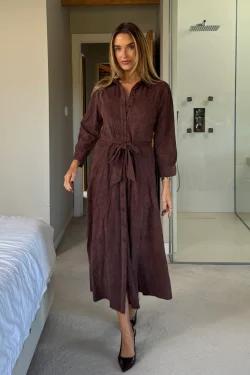 Angela Maxi Shirt Dress