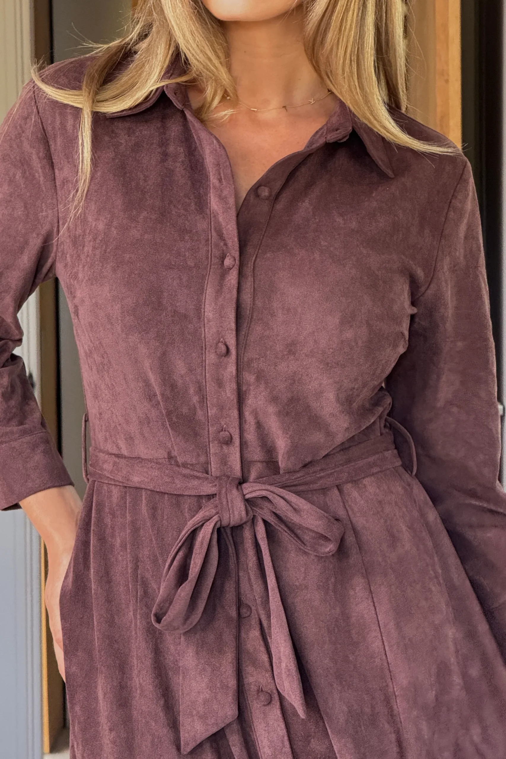 Angela Maxi Shirt Dress - Image 5