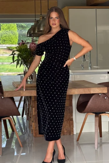 Donna Asymmetric Neckline