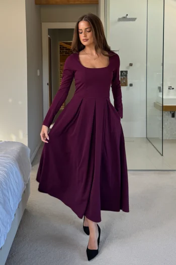Evie Long Sleeve Square Neck