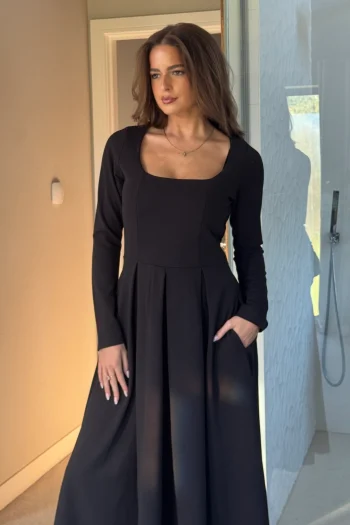 Evie Long Sleeve Square Neck - Image 2