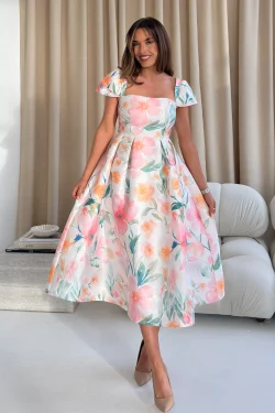 Millie Cap Sleeve Floral