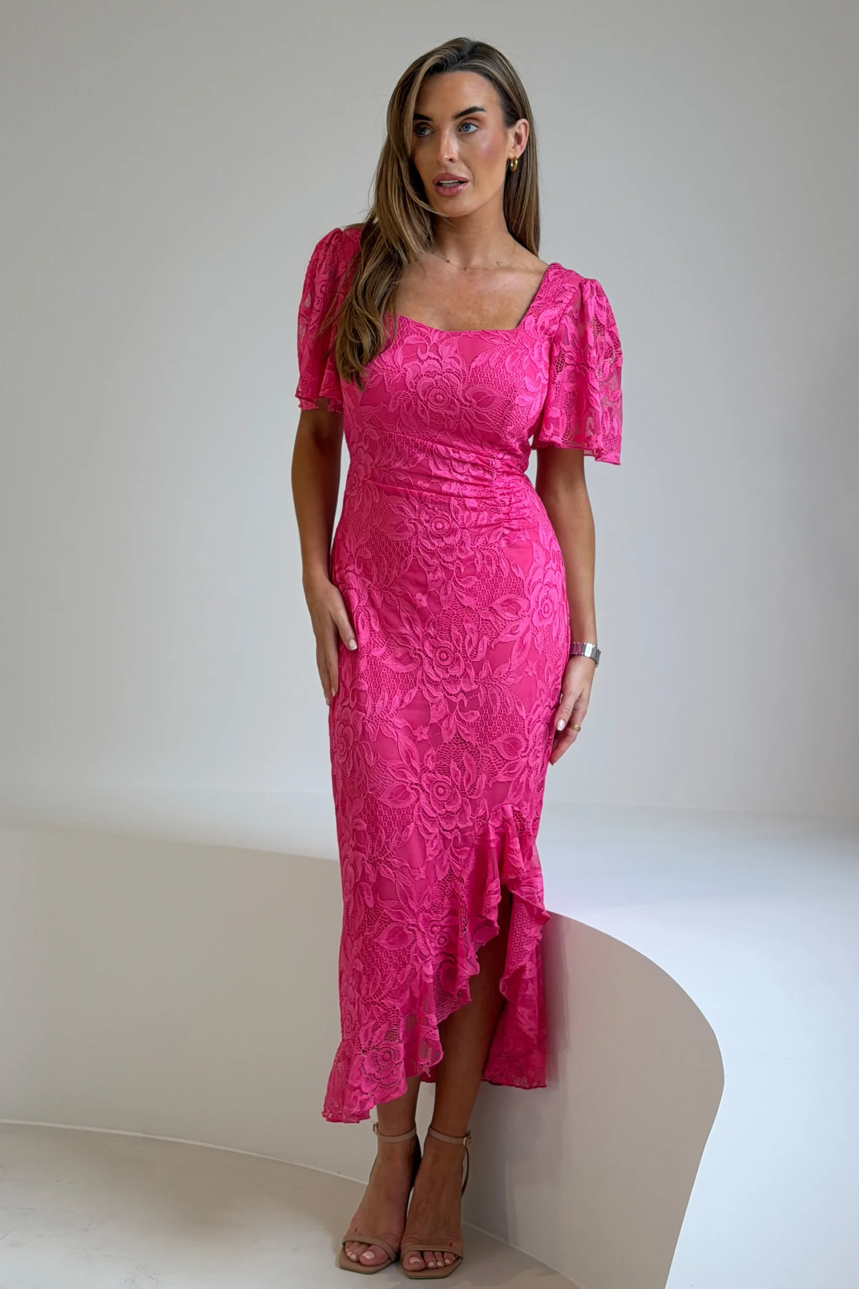 Heidi Ruched Lace