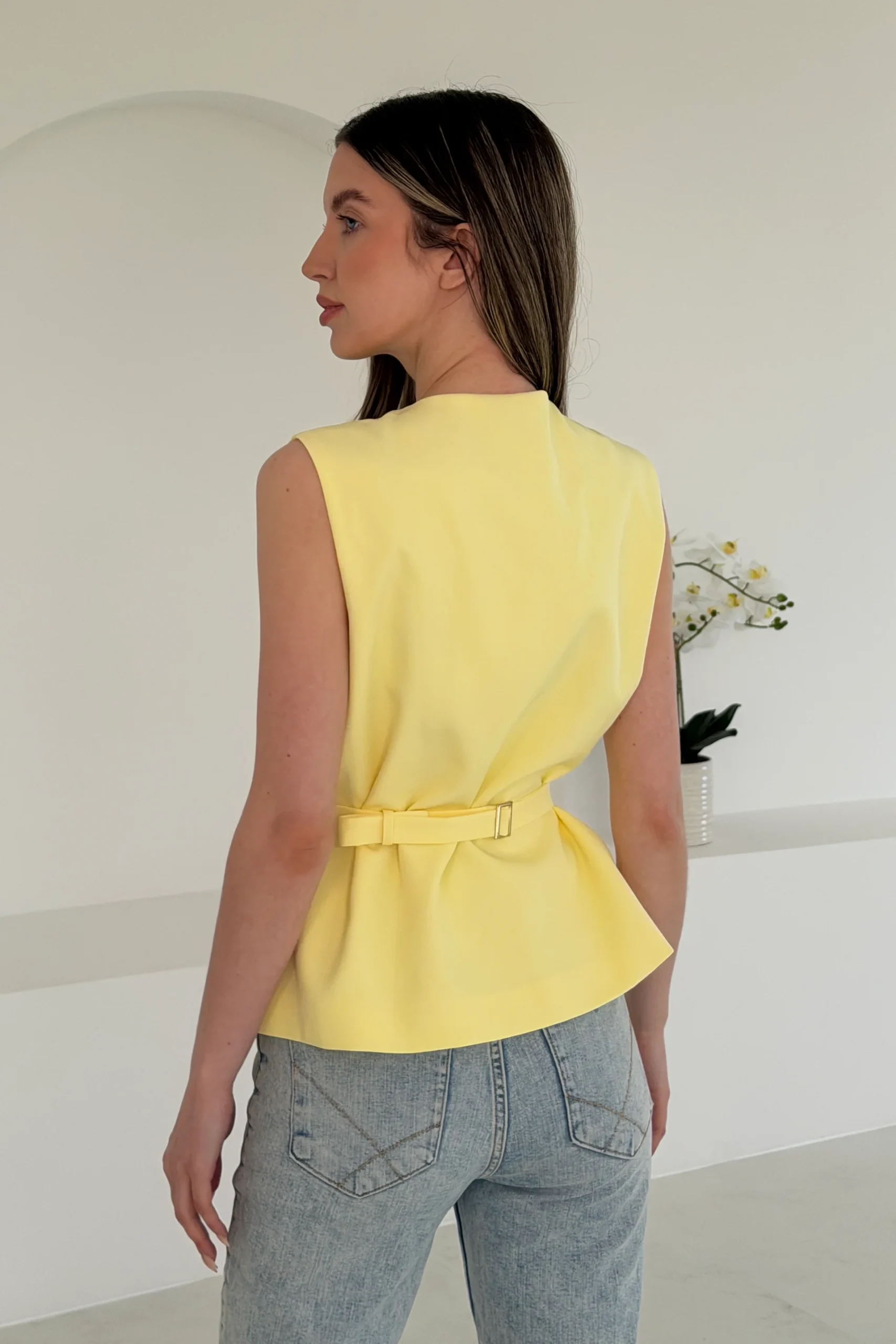 Luna Belted Waistcoat - Image 5