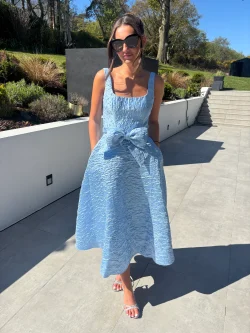 Aria Jacquard Blue