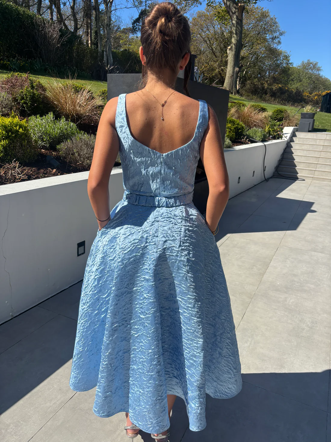 Aria Jacquard Blue - Image 2