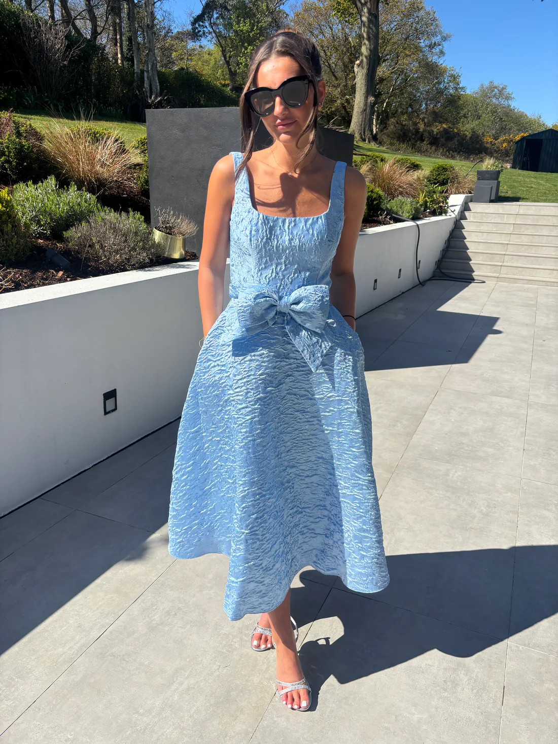 Aria Jacquard Blue
