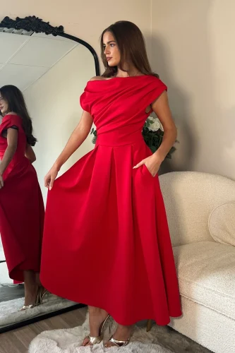 Betty Asymmetric Red