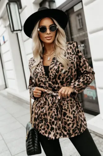 Tanya Animal Print Jacket